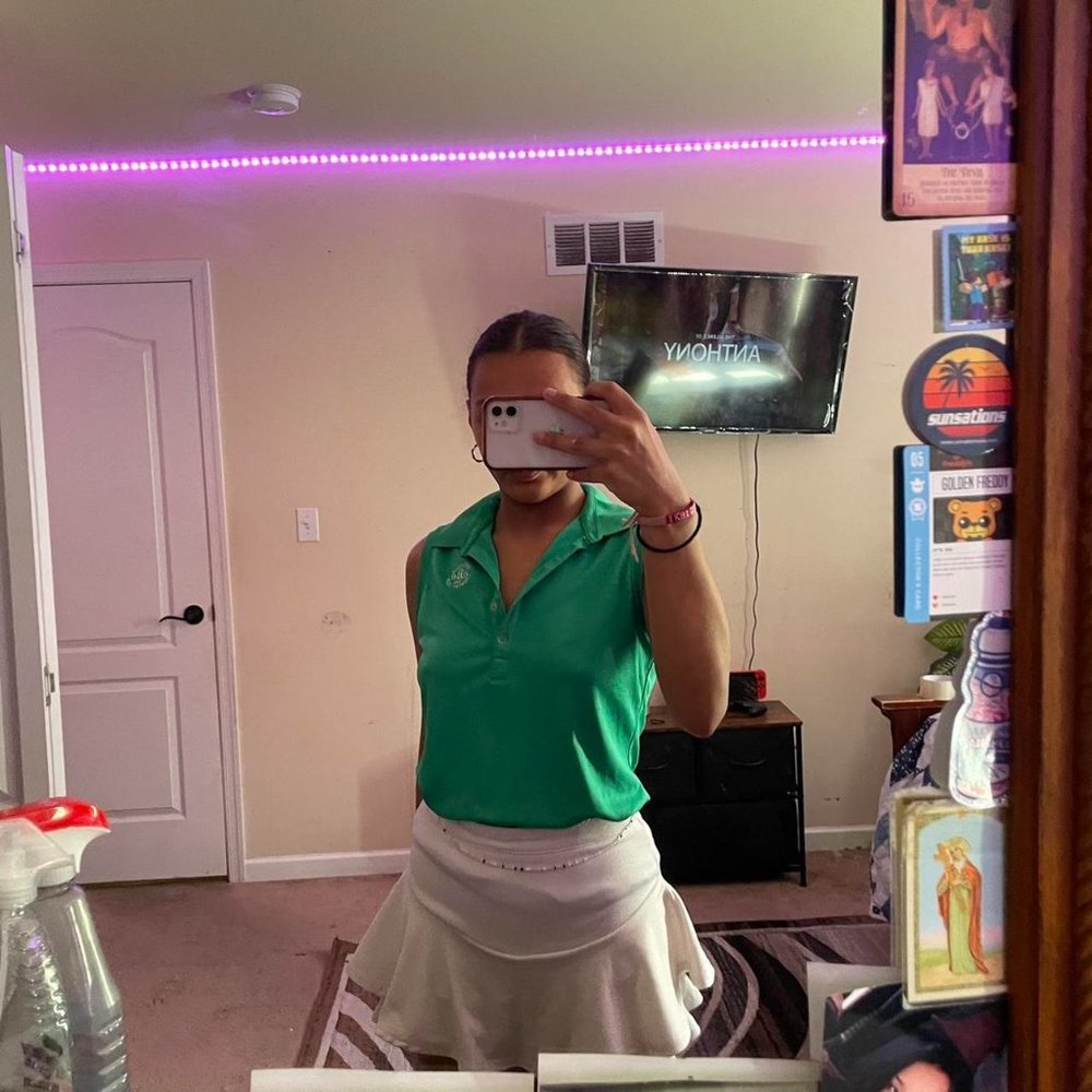 nike golf dri-fit tour performance green top